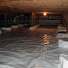 A very large, sealed, and waterproofed crawl space in Lake City.