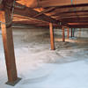 A sealed, encapsulated crawl space in Chattahoochee.