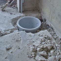 Placing a sump pit in a Casselberry home