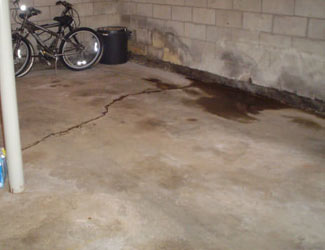 basement floor crack repair system in Florida